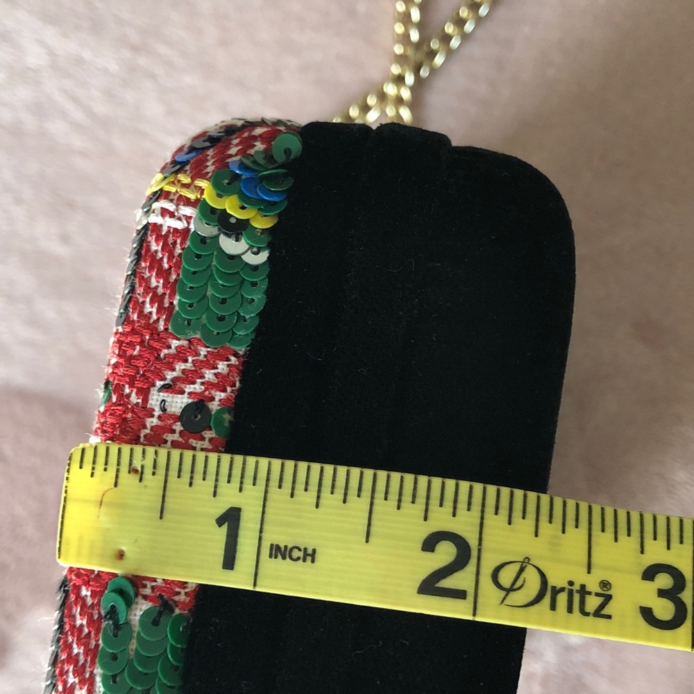 J.Crew Sequined Tartan Plaid Clutch - Picture 10 of 10